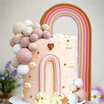 Rainbow Cake Topper Set - Autumn Colours