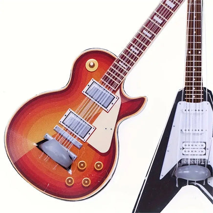 Set of Guitar Cake Decorations - 4 Piece