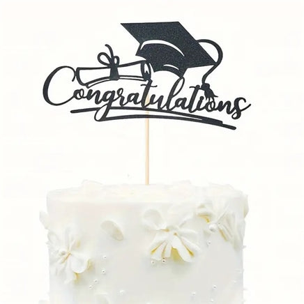 Congratulations Graduation Card Cake Topper