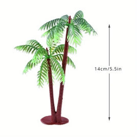 Cool Plastic Palm Tree Cake Decorations x2