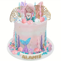 Mermaid Theme Cake Decoration Set