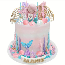 Mermaid Theme Cake Decoration Set