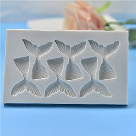 Mini Mermaid Tail Silicone Mould - 6 cavity