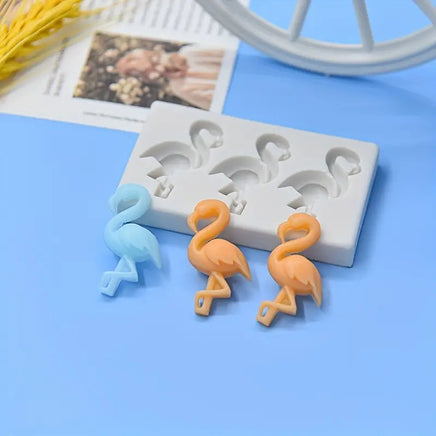 Flamingo Mini Silicone Mould - 3 Cavity