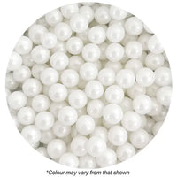 8mm Pearl White Cachous (Sixlets) 35gm