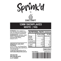 Snowflake Candy Sprinkles 35gm