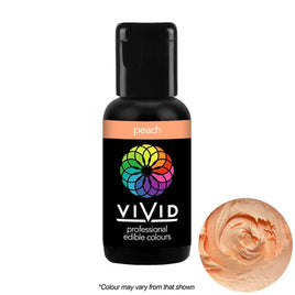 Vivid Peach Food Colouring Gel