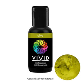 Vivid Olive Food Colouring Gel
