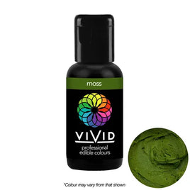 Vivid Moss Green Food Colouring Gel