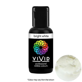 Vivid Bright White Food Colouring Gel