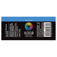 Vivid Electric Blue Gel Food Colour 21gm