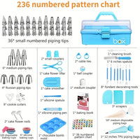 Cake Decorating Starter Tool Box - 236 Piece