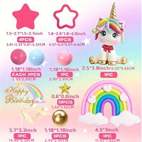 Unicorn Cake Decoration Set