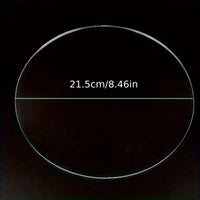 8 Inch Acrylic Ganache Discs. Set of 2 discs