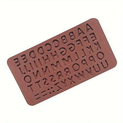 Alphabet Silicone Chocolate Mould