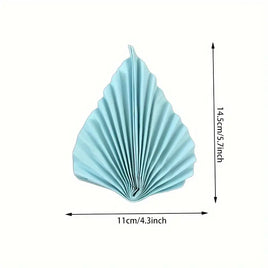 Blue Paper Palm Leaf Cake Topper