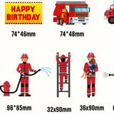 Fireman Theme Cake Topper Set - The Cake Mixer