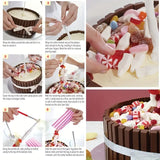 Anti Gravity Height Adjustable Cake Frame