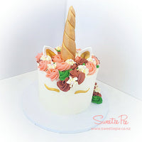 Classic Buttercream Unicorn Cake