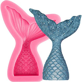 Mermaid Tail Silicone Mould 80mm Length.