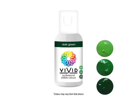 Vivid Oil Based Food Colour - Dark Green