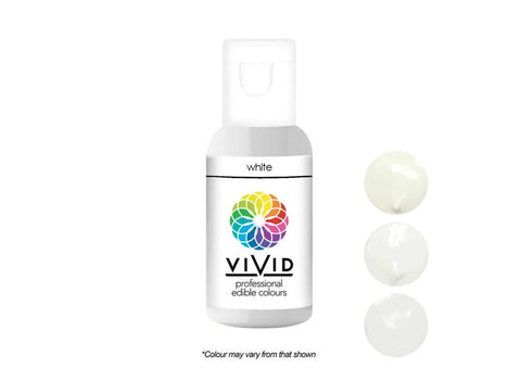 Vivid Oil Based Food Colour - White