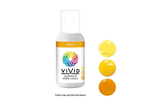 Vivid Oil Base Food Colour - Yellow