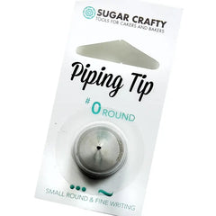 #0 Round Piping Tip Sugar Crafty
