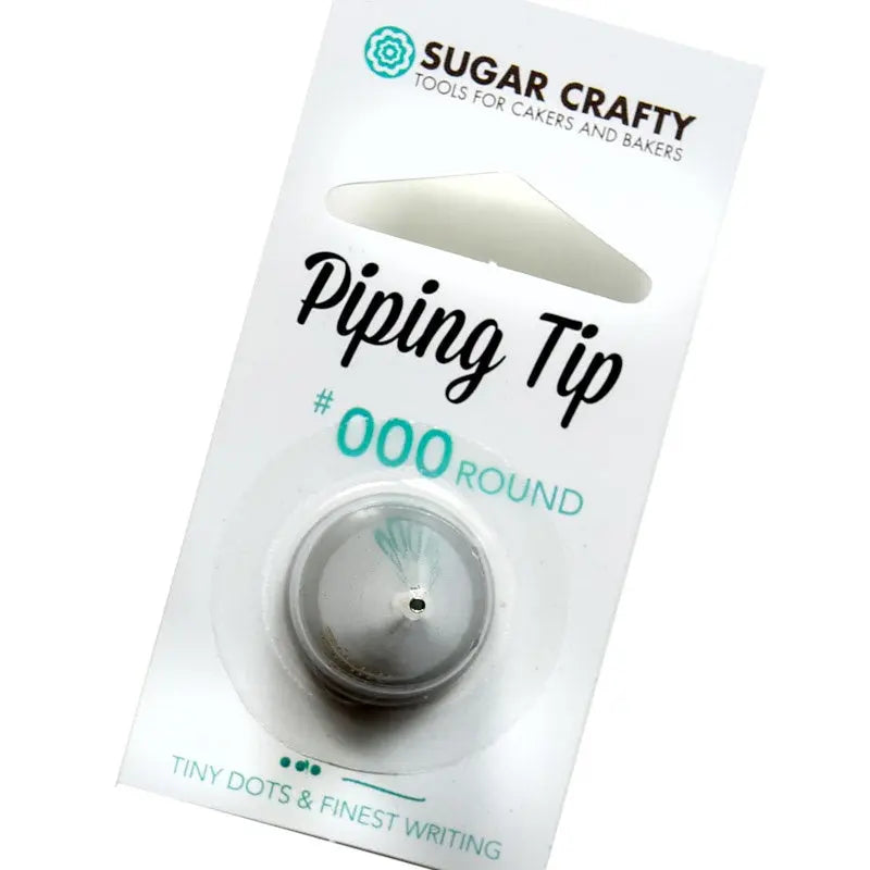 #000 Round Piping Tip Sugar Crafty