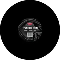 10 Inch Black Round 12mm Cake Drum Go Bake