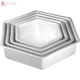 10 Inch Hexagon Cake Tin Hire toys&parties.co.nz