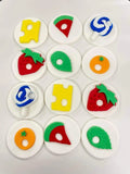 12 Hungry Caterpillar Cupcake Toppers. The Cake Mixer