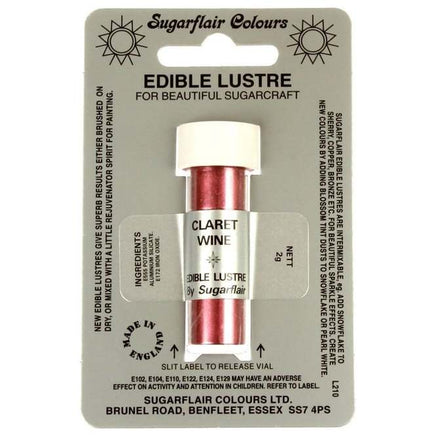 Claret Wine Lustre Dust - Sugar Flair