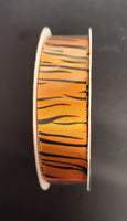Animal Print Satin Ribbon 15mm wide.
