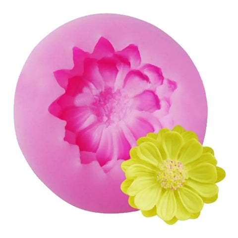 2d Flower Silicone Mould