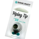 #32 Open Star Piping Tip Sugar Crafty