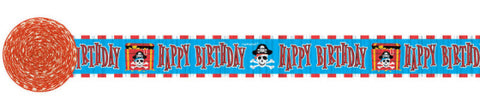Pirate Theme Party Crepe Paper Streamer