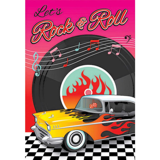 Rock N Roll Party Invitations