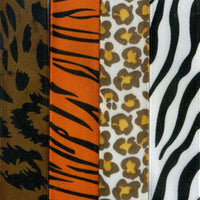 Animal Print Satin Ribbon 15mm wide.