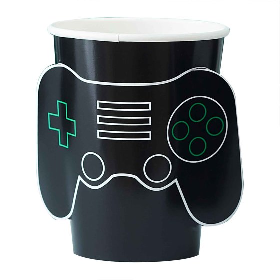 GAME CONTROLLER 9OZ/266ML PAPER CUPS POP OUT CONTROLLER