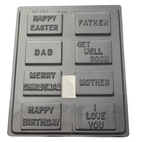 Assorted Messages Chocolate Mould