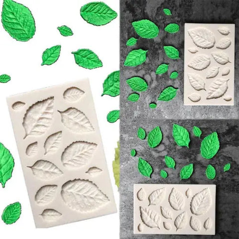 Assorted Size Rose Leaves Mould