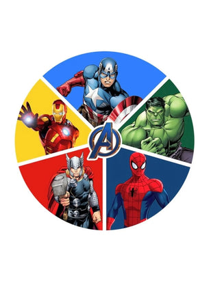 Avengers Edible Image - Choose Shape