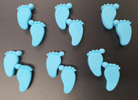 Baby Feet Edible Cake Decorations