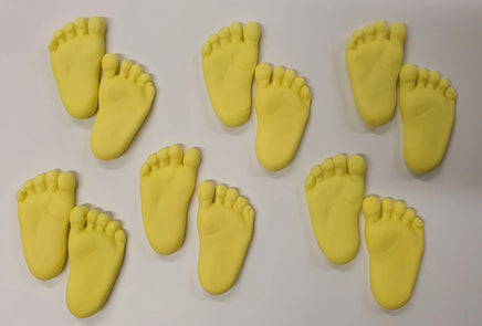 Baby Feet Edible Cake Decorations