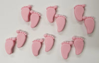 Baby Feet Edible Cake Decorations