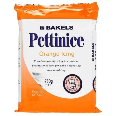 Bakels Pettinice RTR Orange Fondant 750gm