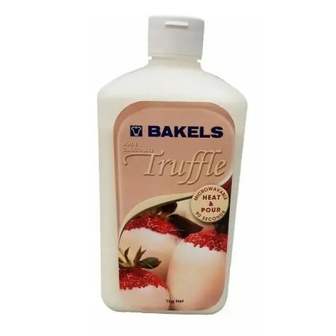 Bakels White Truffle Mix 1kg. Perfect for drip cakes.