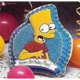 Bart Simpson Cake Tin Hire toys&parties.co.nz