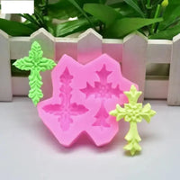 Beautiful Cross Silicone Mould.